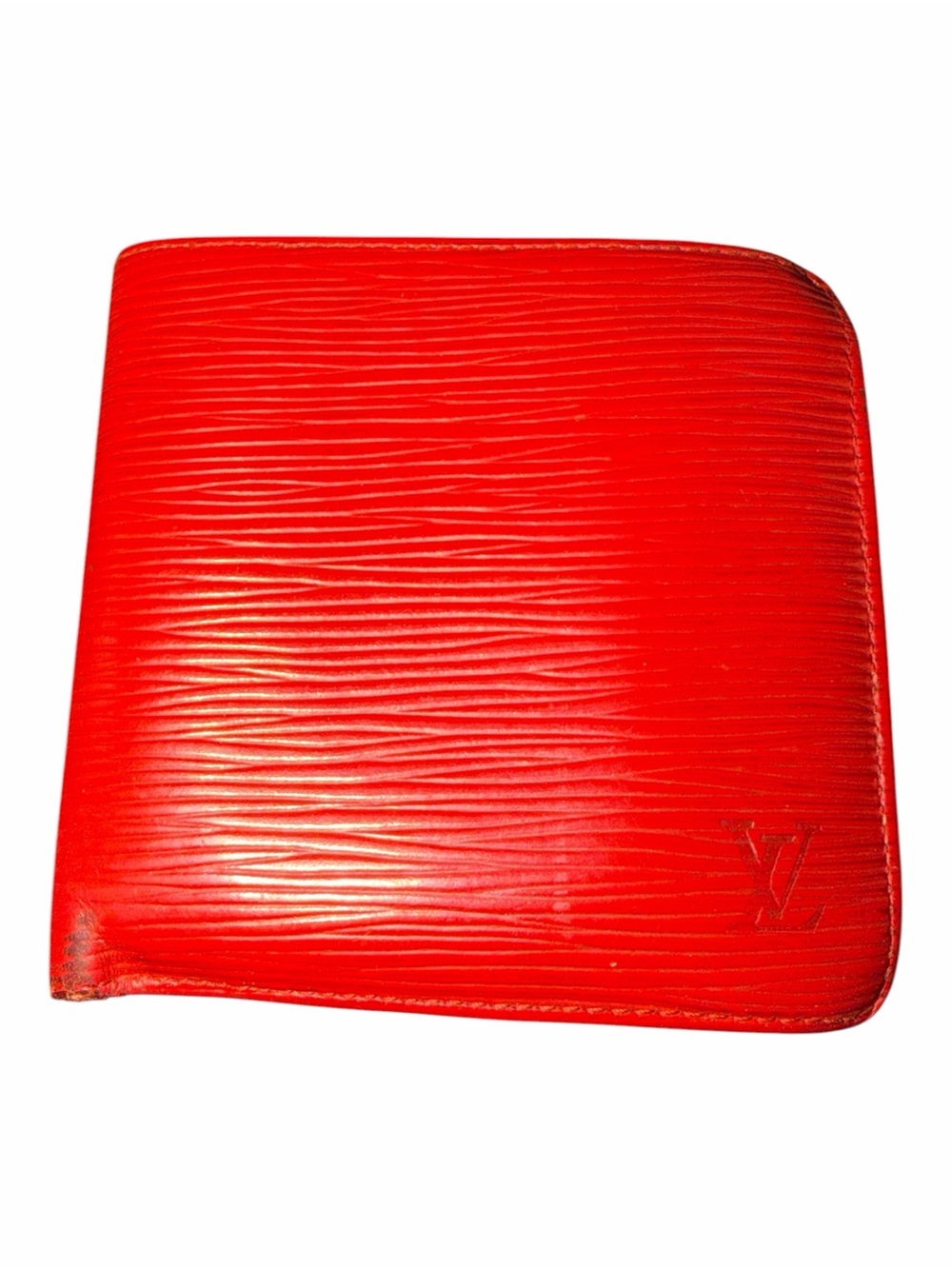 Louis Vuitton Red Epi Leather Bifold Wallet - LIVE SHOW GIVEAWAY (50+ In Room)